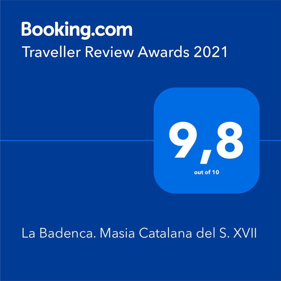 La Badenca. Masia Catalana Del S. XVII Riudaura Kültér fotó